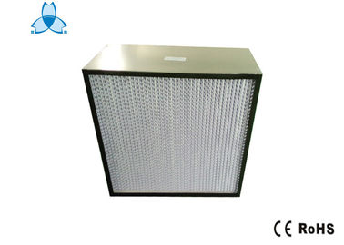 Professional Deep Pleated H13 Hepa Air Filter 0.3 Um Paper Foil For Clean Room