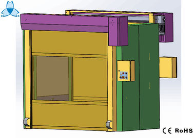 खरीदें Cold Rolled Steel Cleanroom Air Shower , Air Shower Room With High Speed Shutter Doors online manufacture