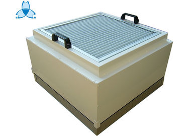 खरीदें 0.3 μM 220V फैन फ़िल्टर इकाइयाँ FFU HEPA फ़िल्टर और प्री फ़िल्टर आकार 615x615mm, पाउडर लेपित स्टील सामग्री के साथ online manufacture