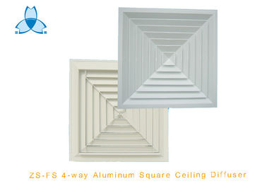 खरीदें Ceiling 24x24 Air Diffuser , Return Air Diffuser High Dust Holding Capacity online manufacture