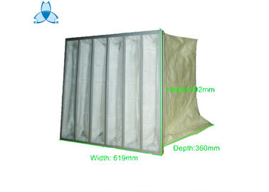 खरीदें Synthetic Fiber Pocket Air Filter 619*360*592mm For Filtrate The Dust Partcles online manufacture