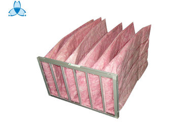 खरीदें Pink F7 Air Filter Aluminum Alloy Frame , 6 Pockets Air Handler Filters online manufacture