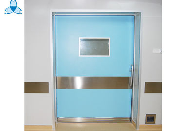 खरीदें Hospital Single Leaf Door Swing Door With Air Seal And Fireproof Feature online manufacture