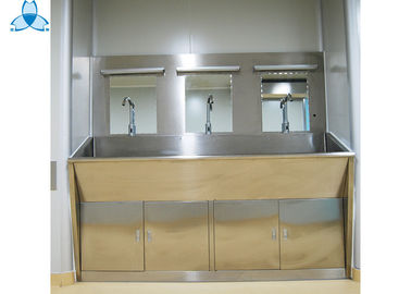 खरीदें Three Mirrors Hand Washing Bathroom Basin Cabinets With Three Positions Automatic Induction online manufacture