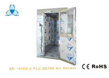 खरीदें Four People Stainless Steel Air Shower , Air Showers For Clean Rooms With Fingerprint Machine online manufacture