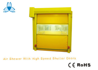 खरीदें Power Coated Steel Clean Room Air Shower Tunnel With High Speed Rolling Automatic Opening Shutter online manufacture