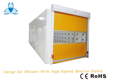 खरीदें OEM Clean Air Shower Tunnel With Auto High Fast Speed Shutter Doors By Radar Sensor online manufacture