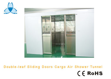 खरीदें White Stainless Steel Air Shower With Electric Interlocked Locks , 22-25m/s Wind Speed online manufacture