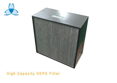 खरीदें Galvanized Frame High Capacity HEPA Air Filter With Aluminum Separator H13 Class online manufacture