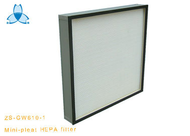 खरीदें Commercial Air Conditioner HVAC System H13 Hepa Panel Filter Mini Pleat HEPA Filter online manufacture