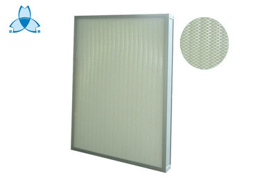 खरीदें Anodized Aluminum Frame Mini Pleat HEPA Filter For Clean Room / HVAC Applications online manufacture