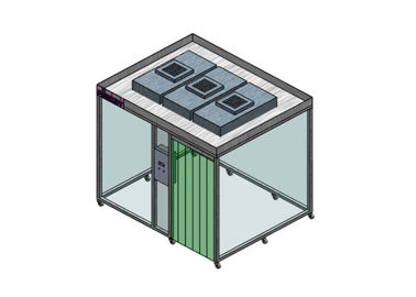 खरीदें PVC Curtain ISO 8 Softwall Modular Clean Room / Clean Booth With Fan Filter Unit online manufacture