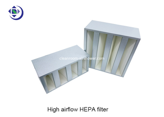 खरीदें उच्च Aiflow H13 H14 4V कॉम्पैक्ट HEPA फ़िल्टर जस्ती फ्रेम के साथ online manufacture