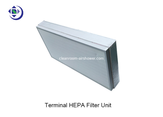 खरीदें शीसे रेशा मीडिया के साथ Anodized एल्यूमिनियम फ्रेम डिस्पोजेबल H13 H14 HEPA फ़िल्टर बॉक्स online manufacture