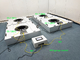 साफ कमरे आईएसओ 5 . ​​के लिए डीसी मोटर एफएफयू फैन फिल्टर यूनिट 4x4 फीट