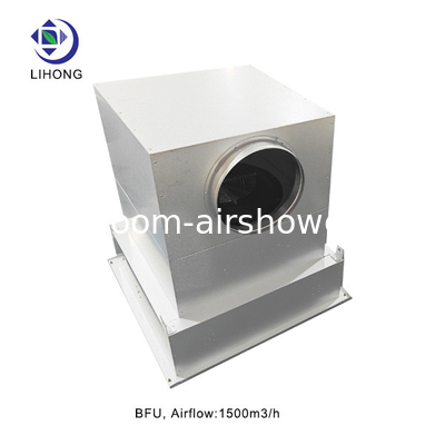 गल्वानाइज्ड स्टील बीएफयू फिल्टर 756mm X 756mm X 785mm स्वच्छ और सुरक्षित कार्य वातावरण के लिए