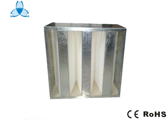 Polyurethane Sealant  V Bank Filter For Mid - Level Air Box System 0