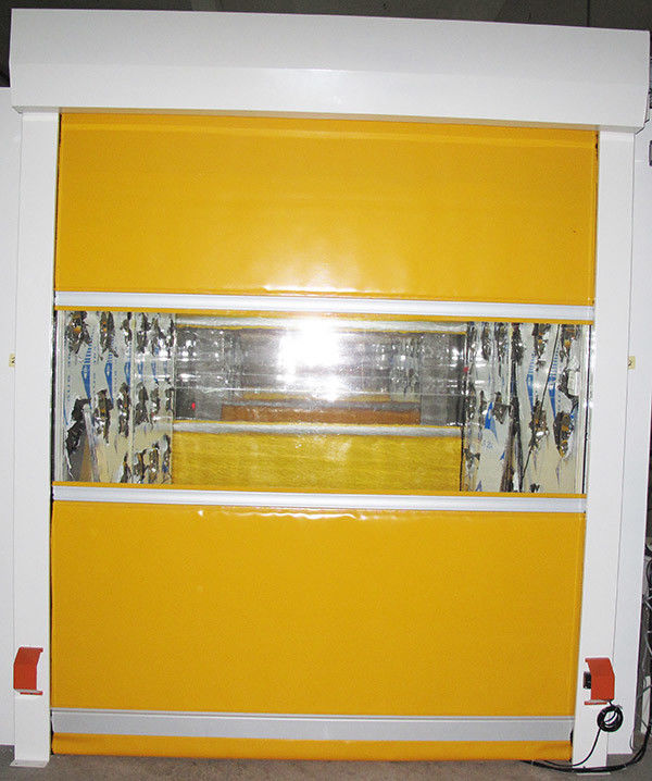 फोर्कलिफ्ट, पाउडर लेपित इस्पात सामग्री के लिए फास्ट स्पीड शटर दरवाजे के साथ W1800mm कार्गो एयर शावर सुरंग 1