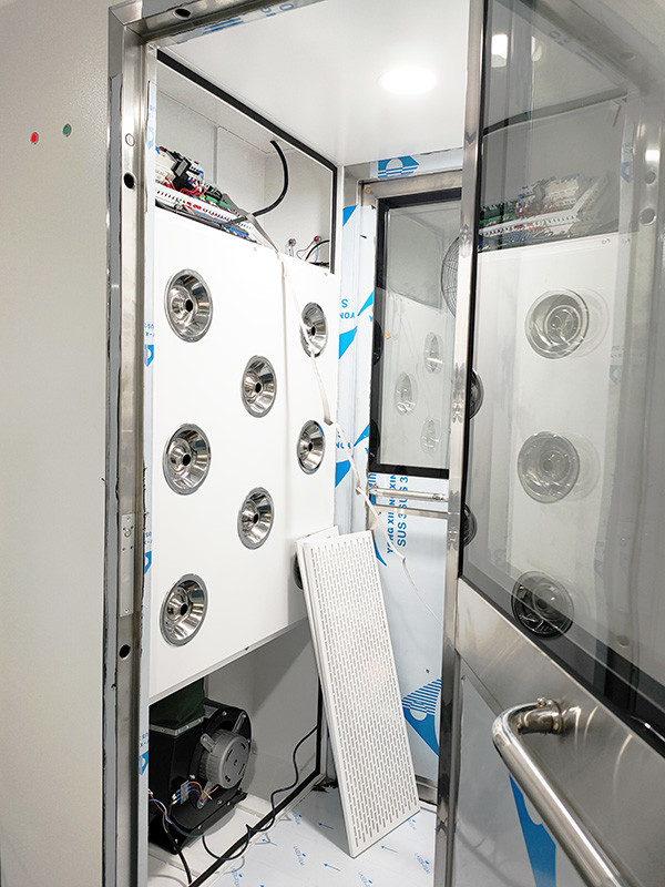 औद्योगिक स्वच्छ कक्ष वायु स्नान केंद्रविहीन पंखे के साथ दवा उद्योग के लिए 0